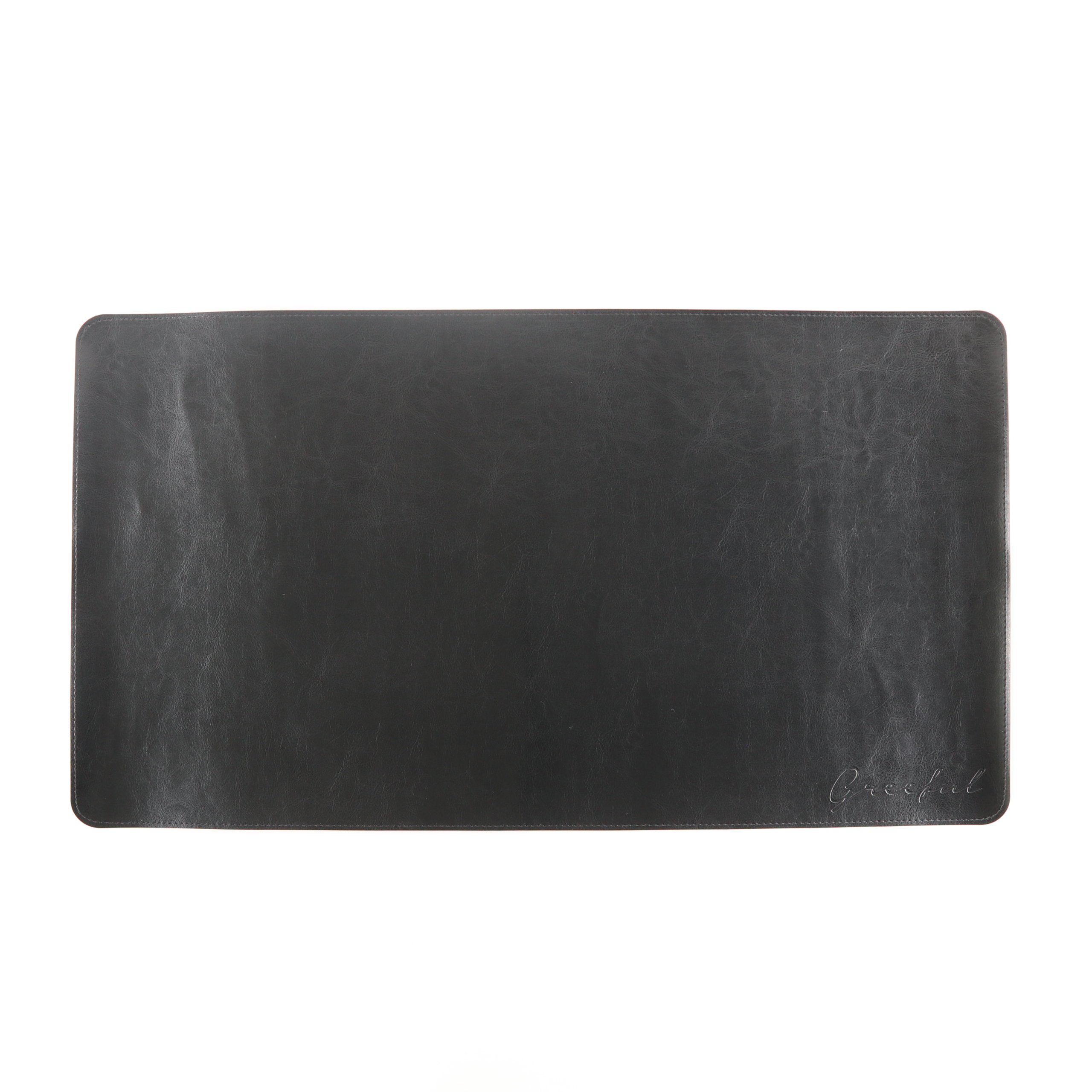 Greeful　デスクマット　ブラック×ワイン商品画像　表