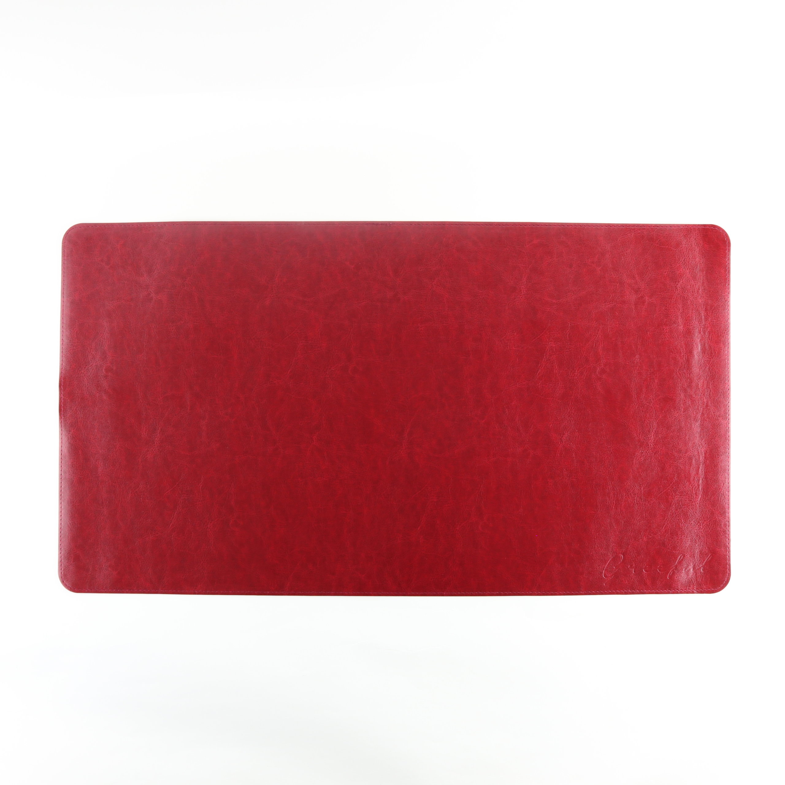 Greeful　デスクマット　ワイン×ブラウン 商品画像　表