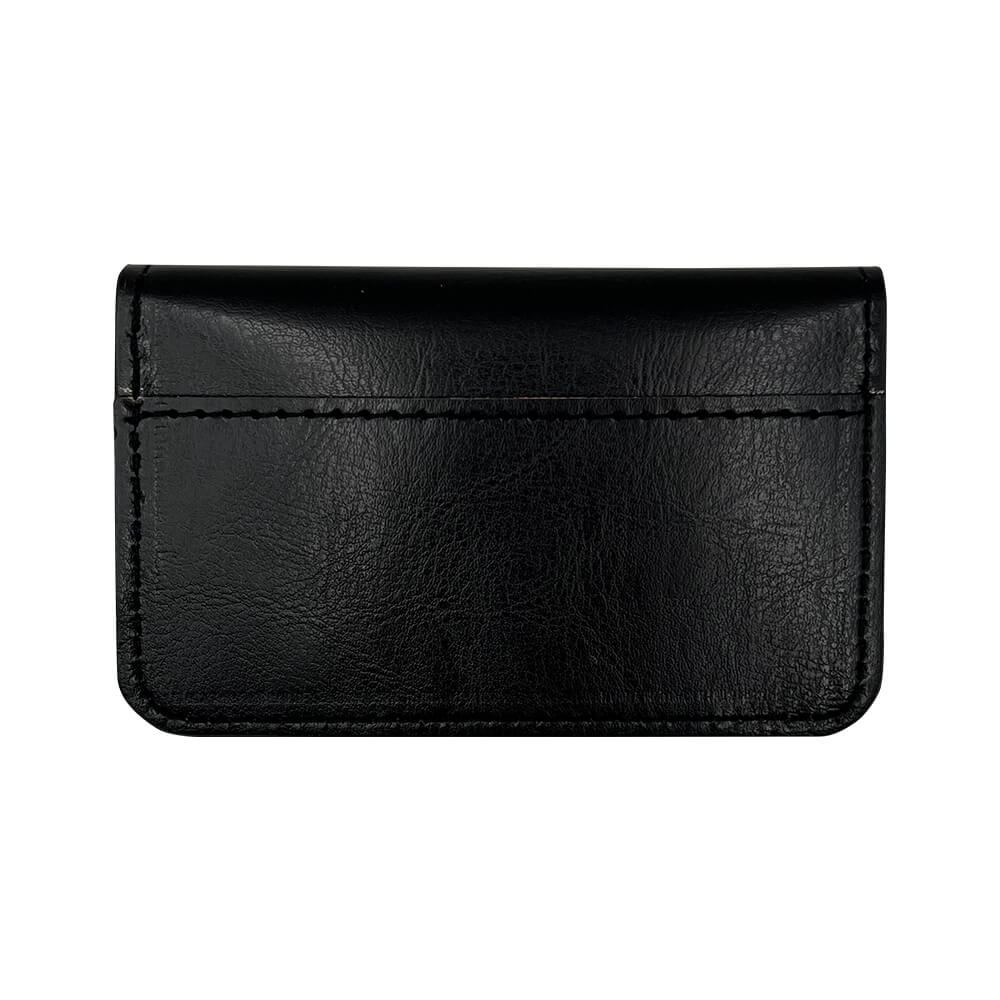 Greeful カードケース　ブラック×ワイン商品画像　裏