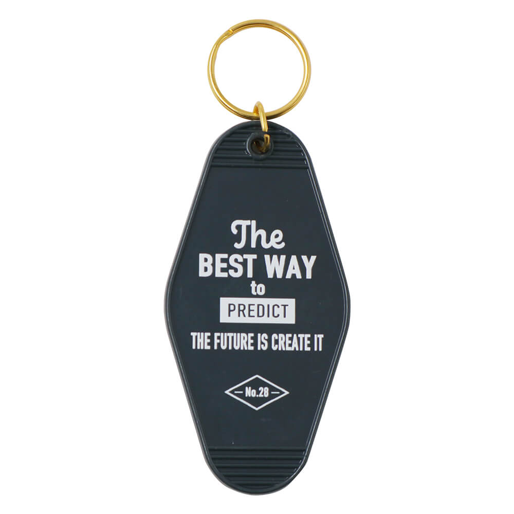 Greeful モーテルキーホルダー ネイビー×ホワイト商品画像 表