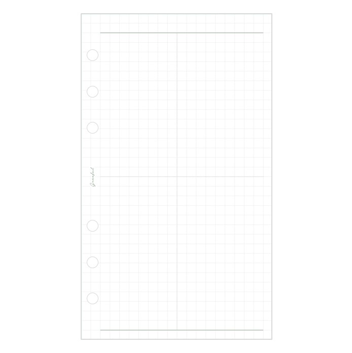 Greeful リフィルS　フリーウィークリー　商品画像　裏