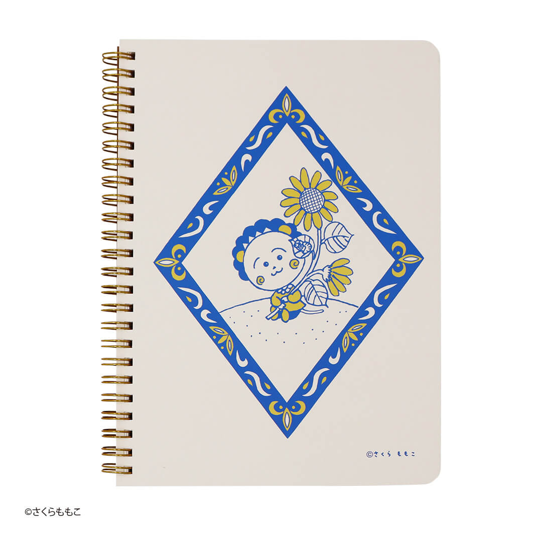 コジコジ　リングノート（コジコジとひまわり）商品画像