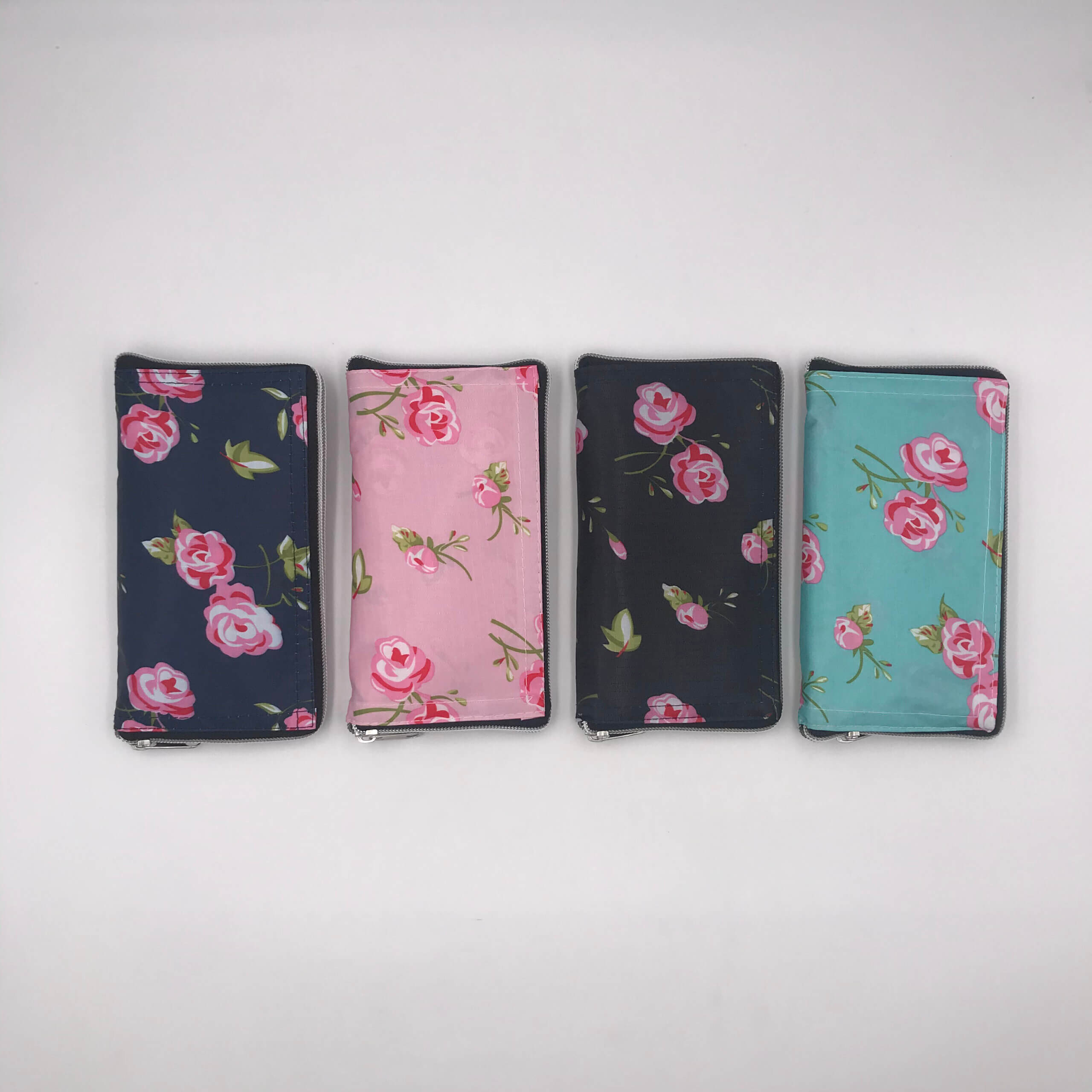 おサイフ型エコバッグBook　薔薇　全色画像