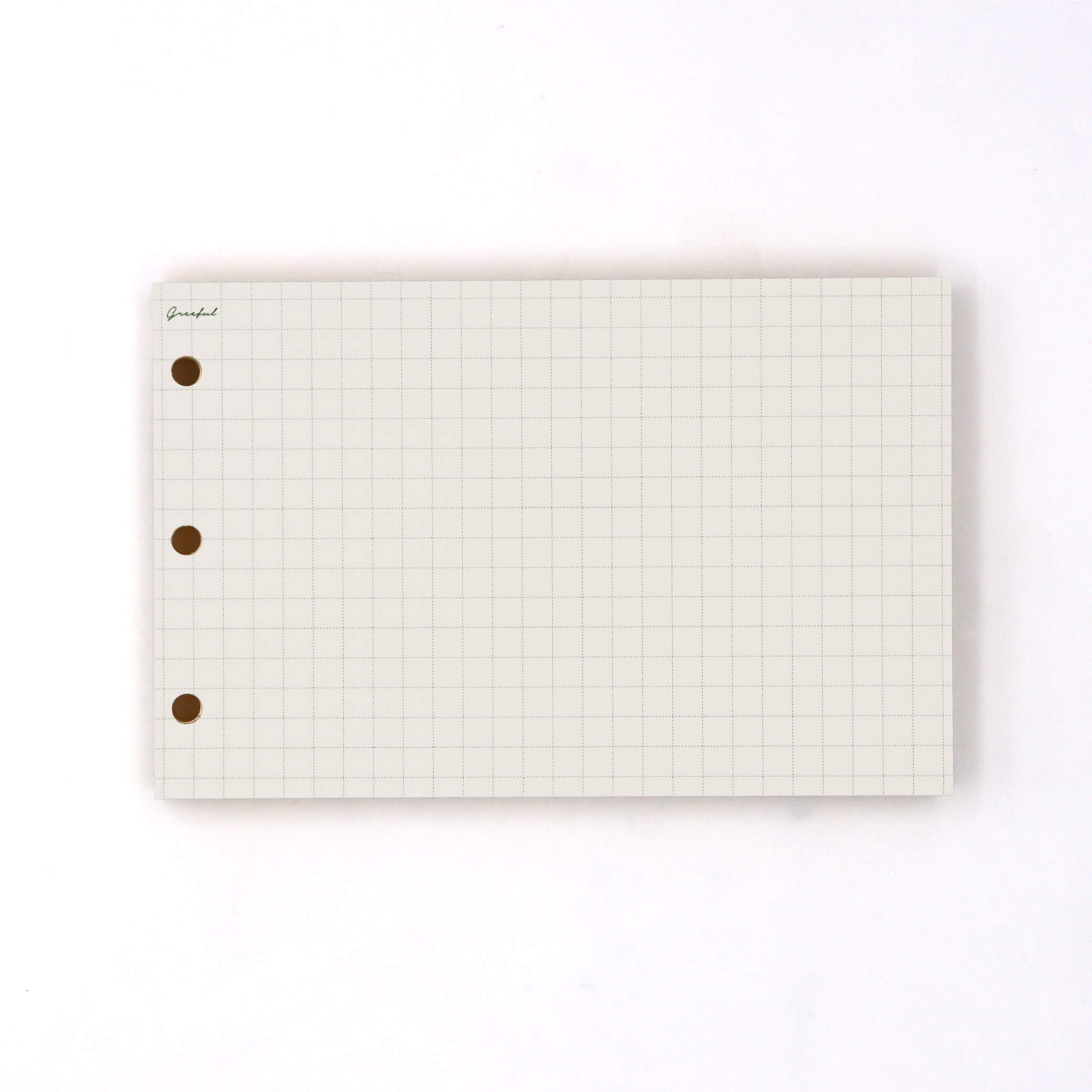 Greeful　横型リフィル5mm方眼　中紙