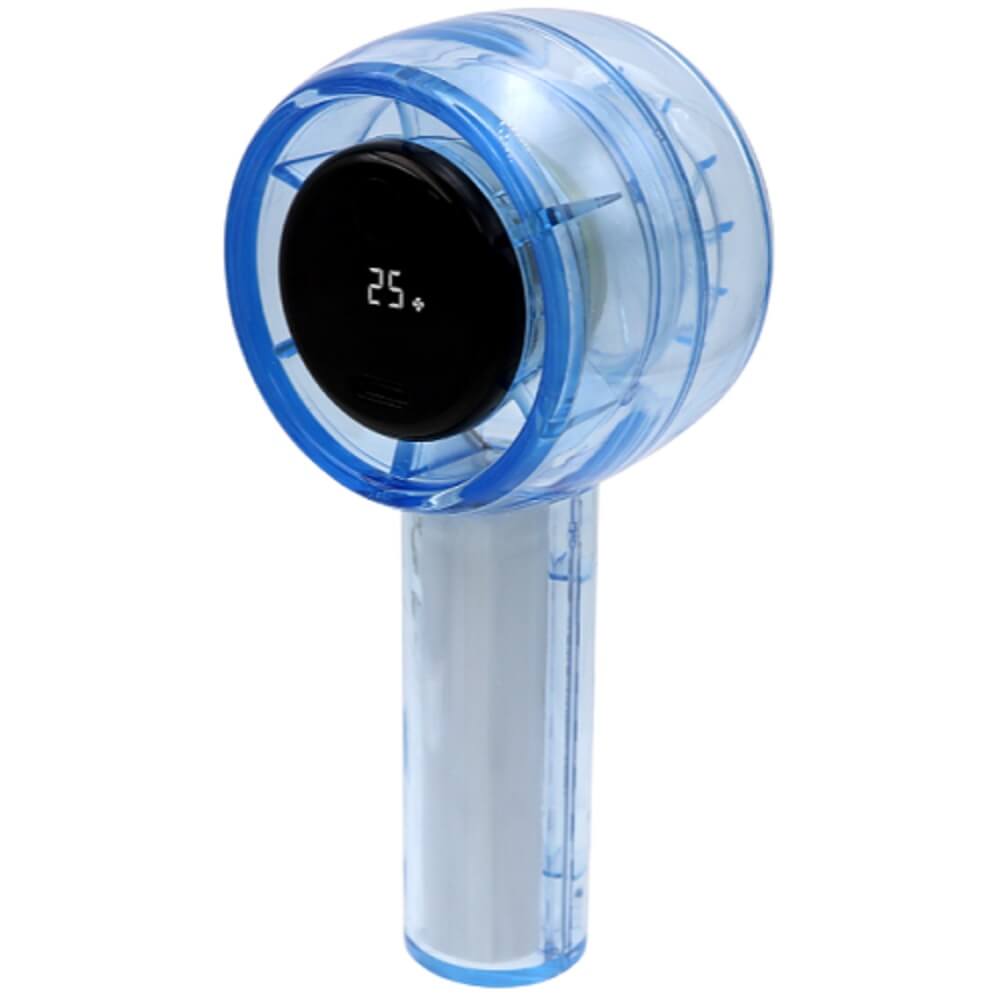 デジタルハンディファン ブルー　商品画像