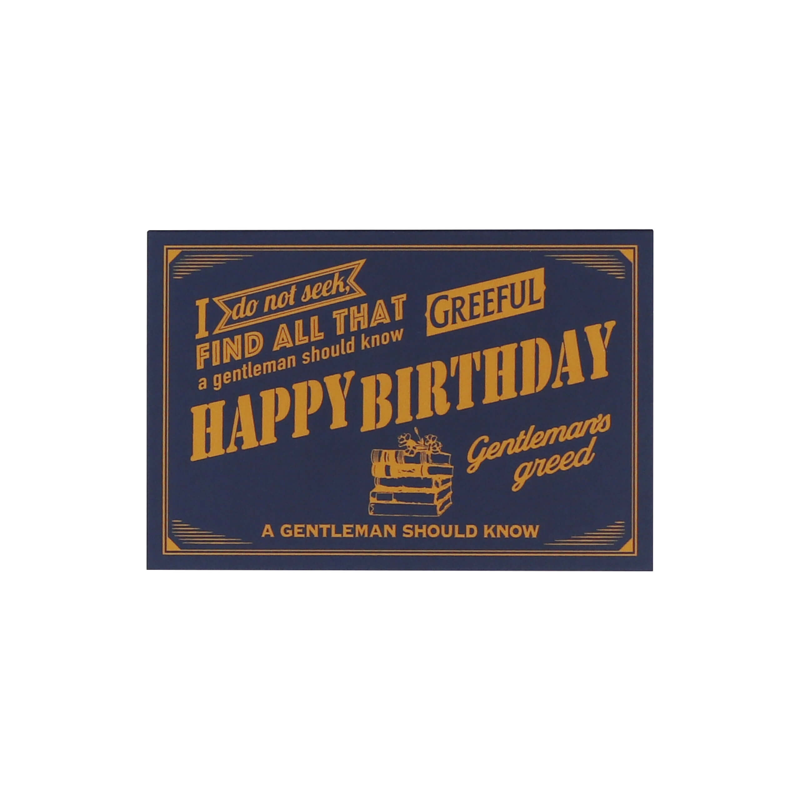 Greefulグリーティングカード S HAPPY BIRTHDAY ネイビー商品画像