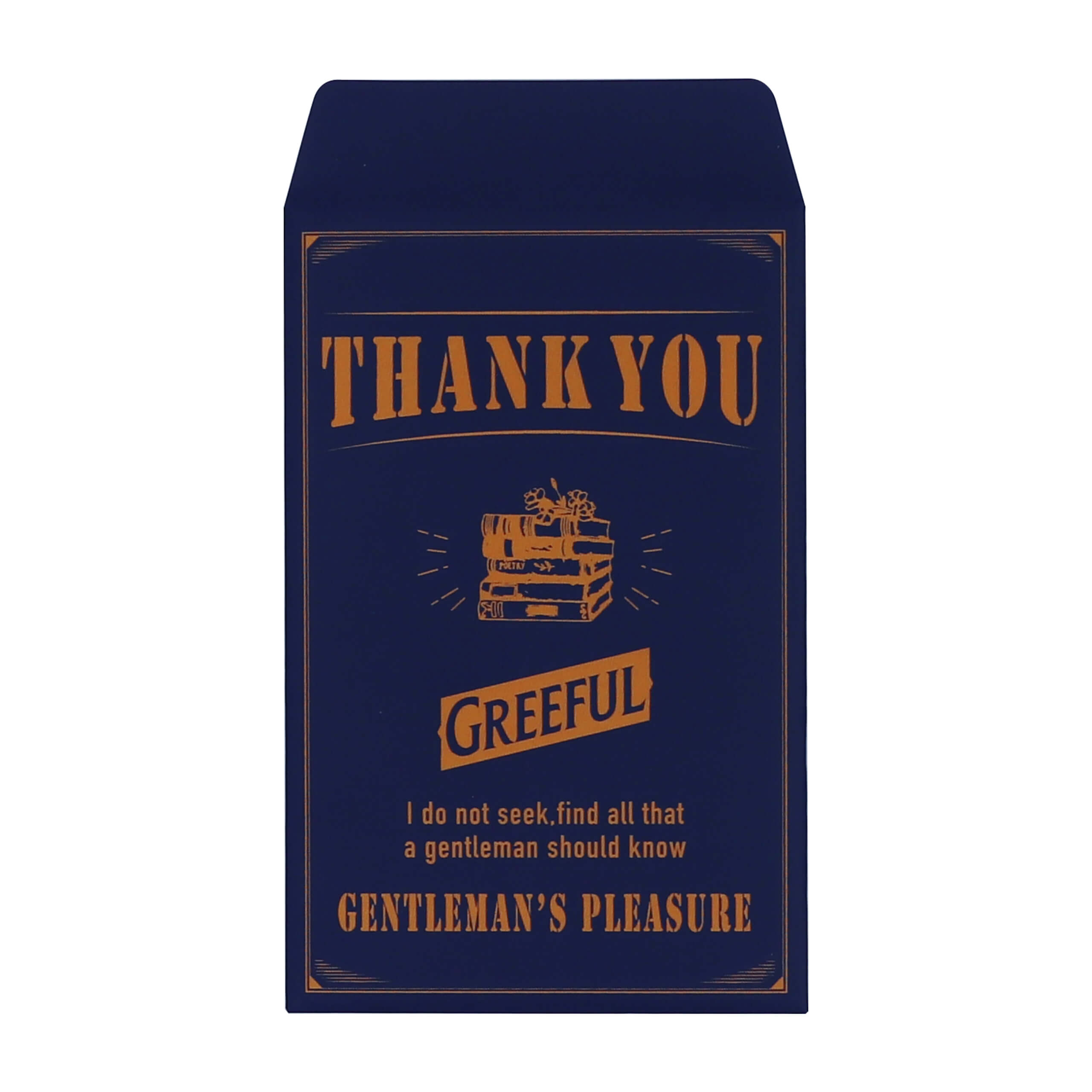 Greefulポチ袋 THANK YOU ネイビー商品画像