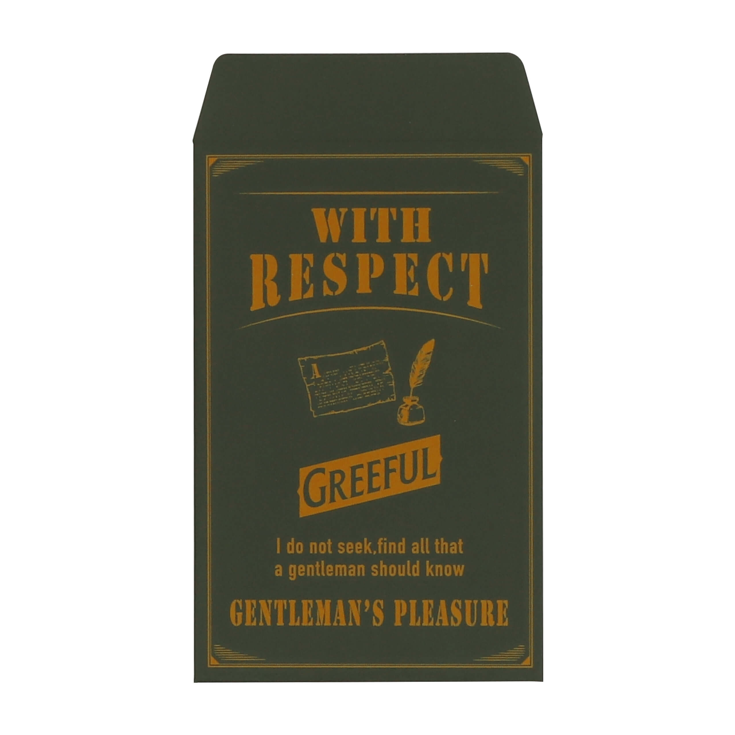 Greefulポチ袋 WITH RESPECT カーキ商品画像